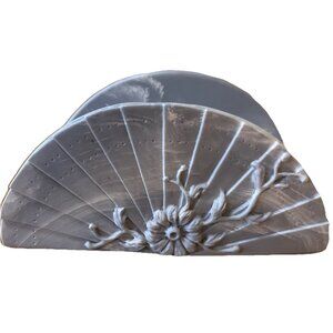 VINTAGE DINA Hand Crafted MOLDED Molded Hand Towel / Napkin Holder Blue